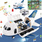 Dwi Dowellin 5 in 1 Airplane Toys with Light and Sound,Police car