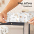 2 Pack 38x26 Pack Pack and Play Sheets, Waterproof Mini Crib Sheets Fitted - Organic Cotton N Play Sheets for Graco