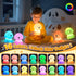 16 2 30/60min 10h Night Light for Kids | Colors & Brightness & Timer & Soft Silicone & Use | Cute Night Light for Baby