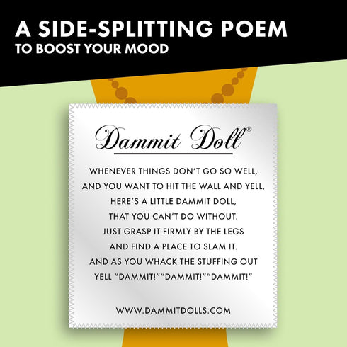 Dammit Doll - Limited Edition Vol. 2 - Stress Relief, Gag Gift (Iris Awditor)