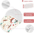 FLildon 2PCS Muslin Burp Cloth for Baby Dragonfly Pattern Super Absorbent Burping Cloths, Bibs for Newborn Boys Girls