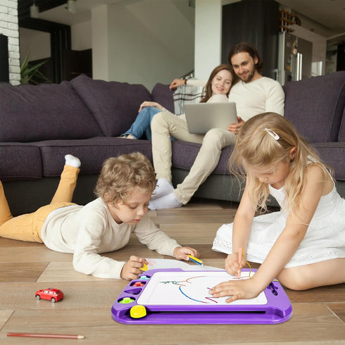 1 2 3 4 4 16 13 SGILE Toddler Toys for Kids, Large Magnetic Drawing Board for Birthday Gift, Toys for Year Old Girls