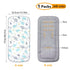 Baby Stroller Cushion, Universal Breathable and Soft Newborn Stroller Mat, 100% Cotton cover toddler Seat Pad Liner for Stroller, 34x78cm,1 Pack(Dinosaur+Grey))