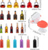 21 Pieces Miniature Bottles, 1 Piece Mini Toilet Cake Topper, Dollhouse Cake Miniature Funny Toy Set for Party