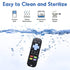 Teething Relief Toys for Babies 3-12 Months, Silicone Remote Control Teether Bath Toys for Newborn Infant Boy Girl