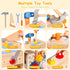 Set 39 2 3 4 3-5 TONZE Kids Tool with Apron, PCS Wooden Toddler Tool Bench Box Montessori Toys for Year Old Boys Girls