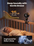 4000mAh 15H), 4 Warmco Portable Stroller Fan, Rechargeable Clip On Fan with Flexible Tripod (Up to Speeds, LED Display