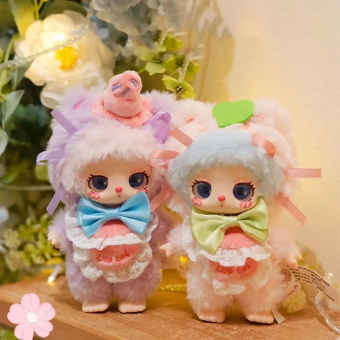 Meokro V4 8'' 1pc Liila Liila's Chef Kitten Series Plush Doll Box, Cute Stuffed Animal Mystery Collectible Toy, Trendy