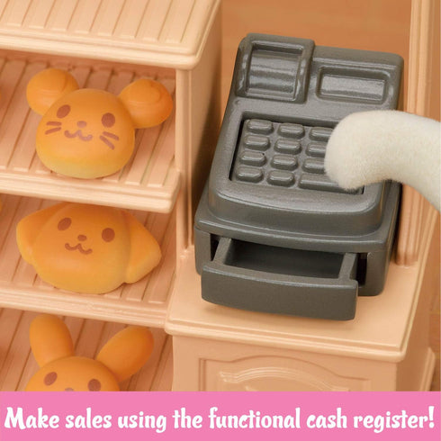 Set 53+ Calico Critters Bakery Shop Starter - Bake & Play with Pieces!