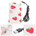 FRCOLOR USB Portable Milk Bottle Warmer Bag with Cloth Insulation Travel-Friendly Bottle Heating Sleeve USB Charging
