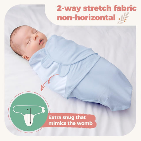 Generic Blankets-3 Pack Cozy Set Organic Cotton Baby Swaddle Ultra-Soft, Breathable & Temperature- Regulating Newborn