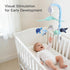 NICEMER 12 Baby Crib Mobile for Boys and Girls, Soft Plush Ocean Characters Mobiles, Blue and Grey Nursery Decor
