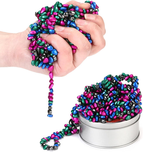 Alunmair 550pcs Multicolor 4 in 1 Magnet Balls Desk Toys for Adults, Ferrite