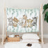 HawSkgFub Safari Jungle Baby Blanket - Eucalyptus Leaf Design, Elephant Giraffe Lion Flannel Fleece for Newborns 30 x 40