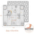 47"x47" 0.4" 47 inch ZEEBABA Baby Play Mat, Foldable & Reversable Play Mat, Thick Waterproof Foam Play Mat, Unicorn
