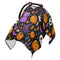 Mazeann Halloween Cat Skull Pumpkin Car Seat Cover Baby Breathable Soft Infant Carseat