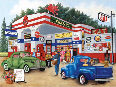Bits and Pieces 500 Piece Jigsaw Puzzle for Adults - Americana Summer by Artist Kay Lamb Shannon