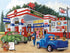 Bits and Pieces - 300 Large Piece Jigsaw Puzzle for Adults - Americana Summer by Artist Kay Lamb Shannon