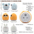 Night Light for Kids Soft Silicone Animal LED Lamp with White Noise, Touch Sensor & Rechargeable Cute Portable