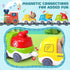 Set 3-5 4-8 Set 3 4 5 6 7 8+ Electric Train for Toddlers with Train Tracks Lights Up Steam Sign Realistic Music Sound