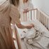 192 Count 28"x 52" mushie Extra Soft Muslin Fitted Crib Sheet | Thread | (Sun)