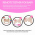 Cool Game Control Remote Teething Toy for Babies 0-6 6-12 Months, Silicone Chew Toy for Gamer Parents (Pink)
