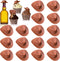 30PCS Miniature Plastic Western Cowboy Cowgirl Hats for Party Decoration