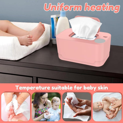 Generic Baby Wet Wipes Dispenser,Baby Wipe Warmer for Home Use,Travel Friendly with Direct Plug-in Power Supply