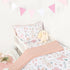 4 Set, Sets GFU Piece Toddler Bedding Ultra Soft and Breathable Toddler Comforter for Girls Includes Quilted Comforter