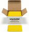 Craytastic! Bulk Unwrapped Crayons Box of 52 (Yellow) for Crafting, Parties, Kids
