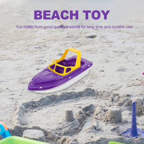 TOYANDONA Boat Bath Toy, Toddler Plastic Speed Boat for Fun and Educational Bath Time