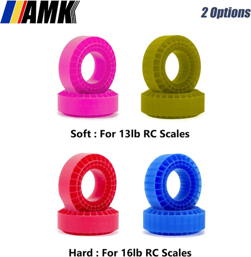 AMK 108x42mm Silicone 1.9 Crawler Tire Foam Insert, Waterproof Inner Filler for 1/10 RC Crawler Upgrades