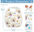IHCVHQX Baby Feeding Bibs for Boys Girls Golden Retriever Dog Faces and Paw Infant Toddler Drooling Bibs with Catcher