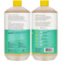 2-Pack 32 Oz Alaffia Bubble Bath for Babies & Kids, Eucalyptus Mint Long-Lasting, Moisture-Rich Bubbles with Shea