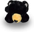 Wild Republic Black Bear Plush, Stuffed Animal, Plush Toy, Gifts for Kids, Hug’Ems 7" , Bear Black