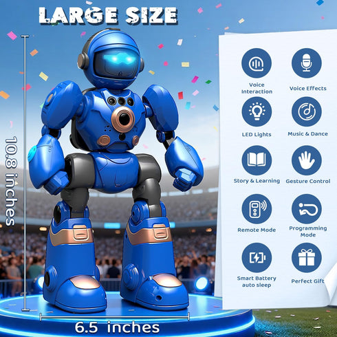 great dachong 3-8: Programmable, Robot Toys for Kids Remote Control Robot with Talking, Voice Recording, Singing