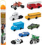 Safari Ltd On the Road TOOB - Figurines: Semi-Truck, Motorcycle, Police Car, School Bus & More - Educational Toys for