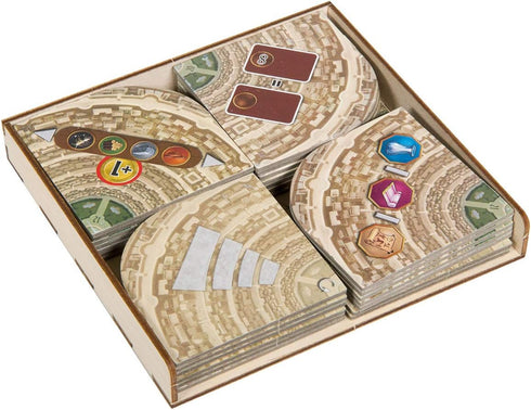 The Broken Token Game Organizer for 7 Wonders and Expansions, including Armada