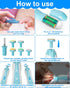 OTTOLIVES Baby Healthcare and Grooming Kit, 24 in 1 Electric Nail Trimmer Set for Newborn Infant Toddlers (0-3 Years+)