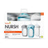 8 Oz Boon Nursh Bottles - Silicone Baby Bottles Help Ease Colic Symptoms - Formula and Breast Milk Only Touch
