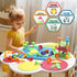 set 73Pcs 3-6 Peg Board Toy DIY Building Stacking Toys for Kids Years Old,STEM Educational Kids Toy for Brain