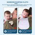 ELEOUTI 5pcs Unisex Cotton Burp Cloths Soft Absorbent Newborn Feeding Towels Printed Patterns for Drool and Spit-up