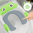 GAOMON Toddler Toilet Training Seat with Ladder Soft PU Cushion, Non-Slip Steps & Handles, Adjustable Height Potty
