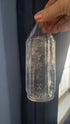 Generic 1920's Vintage Glass Baby Bottle, Rare Collectible Antique Infant Feeding Bottle, Clear Glass