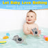 Baby Bath Thermometer with LED Display, Temperature Warning, Kids' Bathroom Safety Toy for Infants