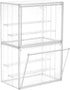 Acrylic Display Case for Collectibles 3 Layer Adjustable Figure Display Cases with