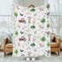 SqtmuHLuo 60x80inch Farm Animals Baby Blanket for Boys Girls Neutral Farm Pig Sheep Cow Chicken Duck Newborn Nursery
