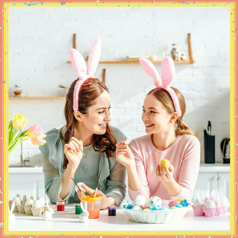 150 (1.6 2.4 Inch) Meooeck Pcs DIY Easter Eggs White Plastic Fillable DIY Empty Blank Eggs for Basket Stuffers Fillers