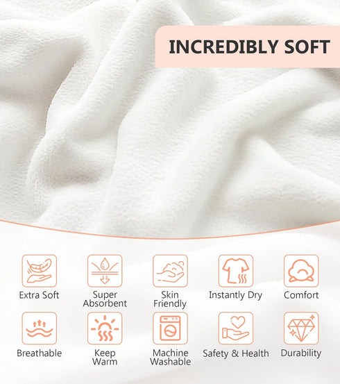 Spearlcable 12 Set 4 Pack 8 PCS Baby Bath Towels - Animal Hooded Baby Towels Robe + Soft Washcloths, Ultra Absorbent