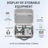 Hard Carrying Case for DJI Mini 4 Pro - Waterproof PU Portable Travel Shoulder Bag and Handbag 2 in 1